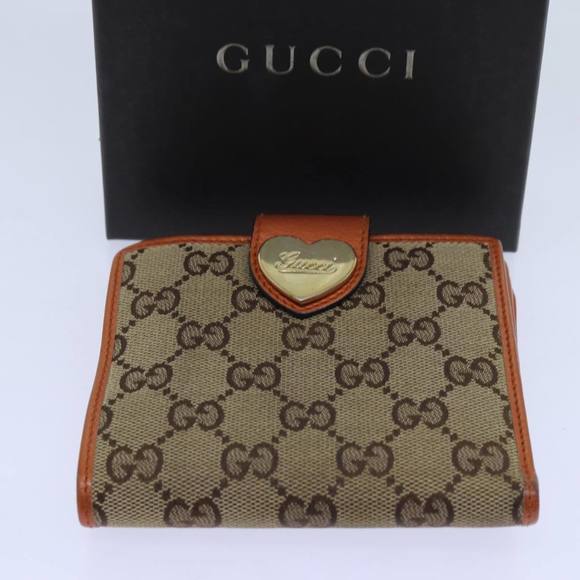 GUCCI GG Canvas Wallet Beige 203549 Auth yk11703 - Picture 12 of 16